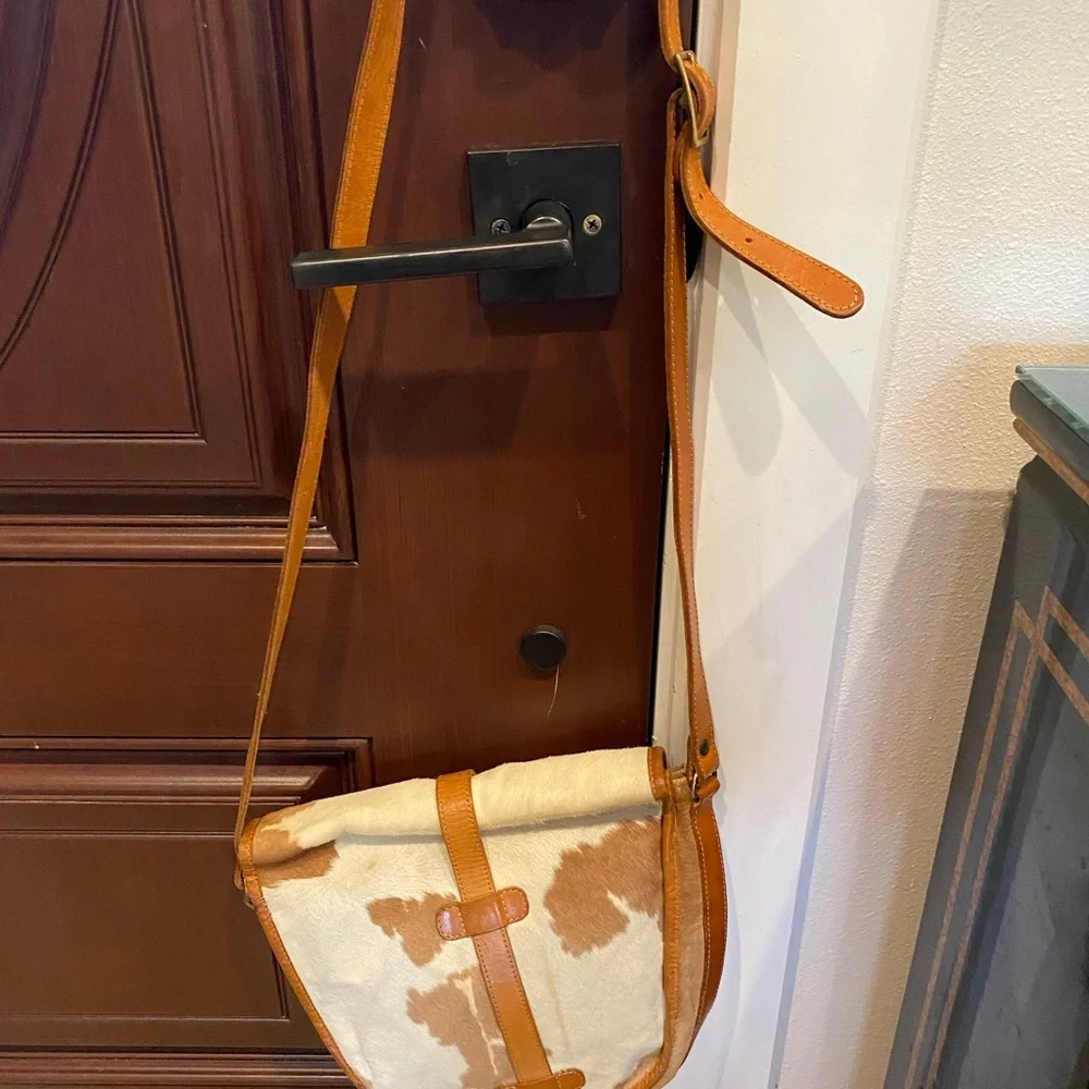 KATHERINE WARD VINTAGE CALF HAIR CROSSBODY